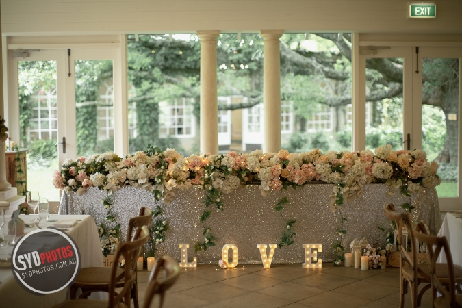 悉尼婚礼布置-Wedding Bridal Table Decoration